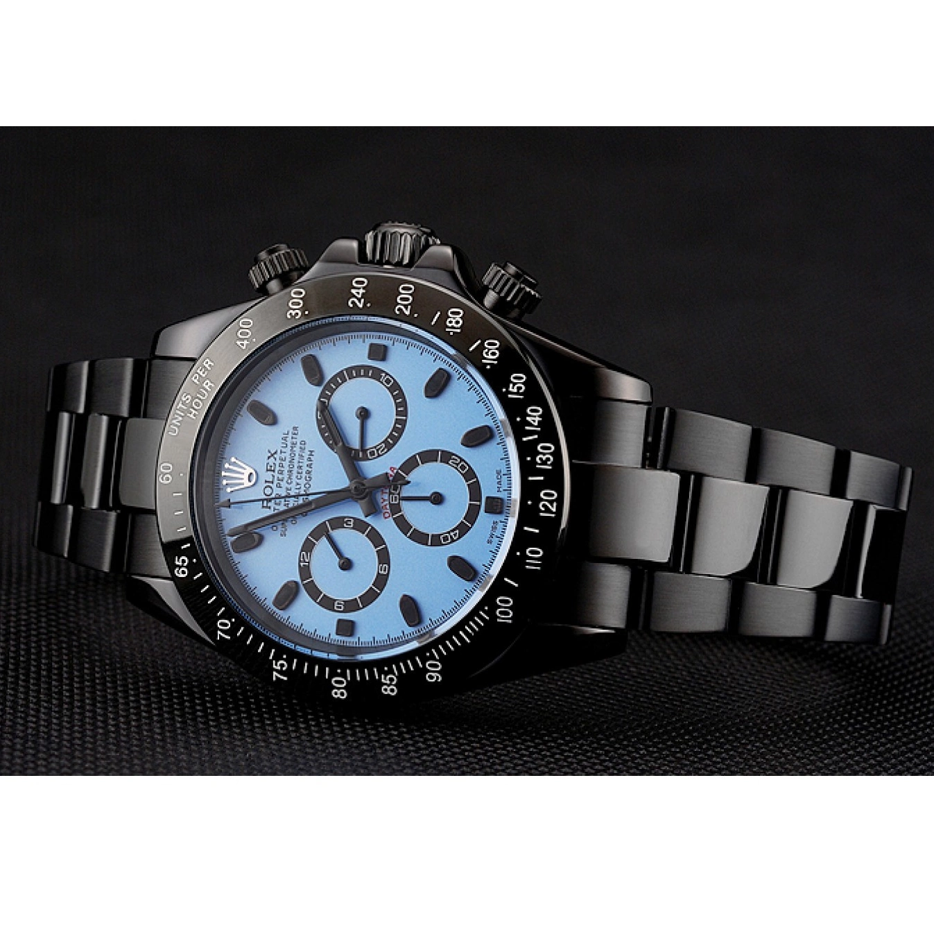 Good Copy Rolex Watches Midnight Dial Black 1454022 Rolex Bracelet Staineless Steel Blue Daytona 0821